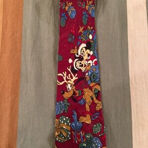 Vintage Mickey Unlimited Men's Polyester Christmas Tie